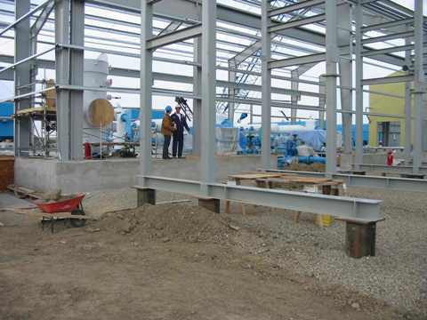 installation and field testing of compressor foundation design